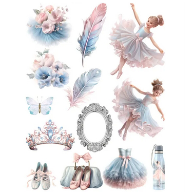 Набор тканевых высечек Mary Made "Балет 2"