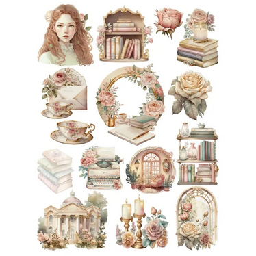 Набор тканевых высечек Mary Made "Розочка"