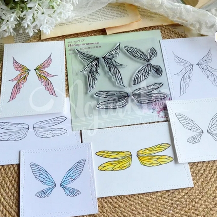 Набор штампов Agiart "На крыльях"
