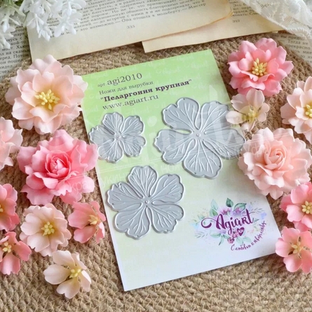 Ножи для вырубки Agiart "Пеларгония крупная"