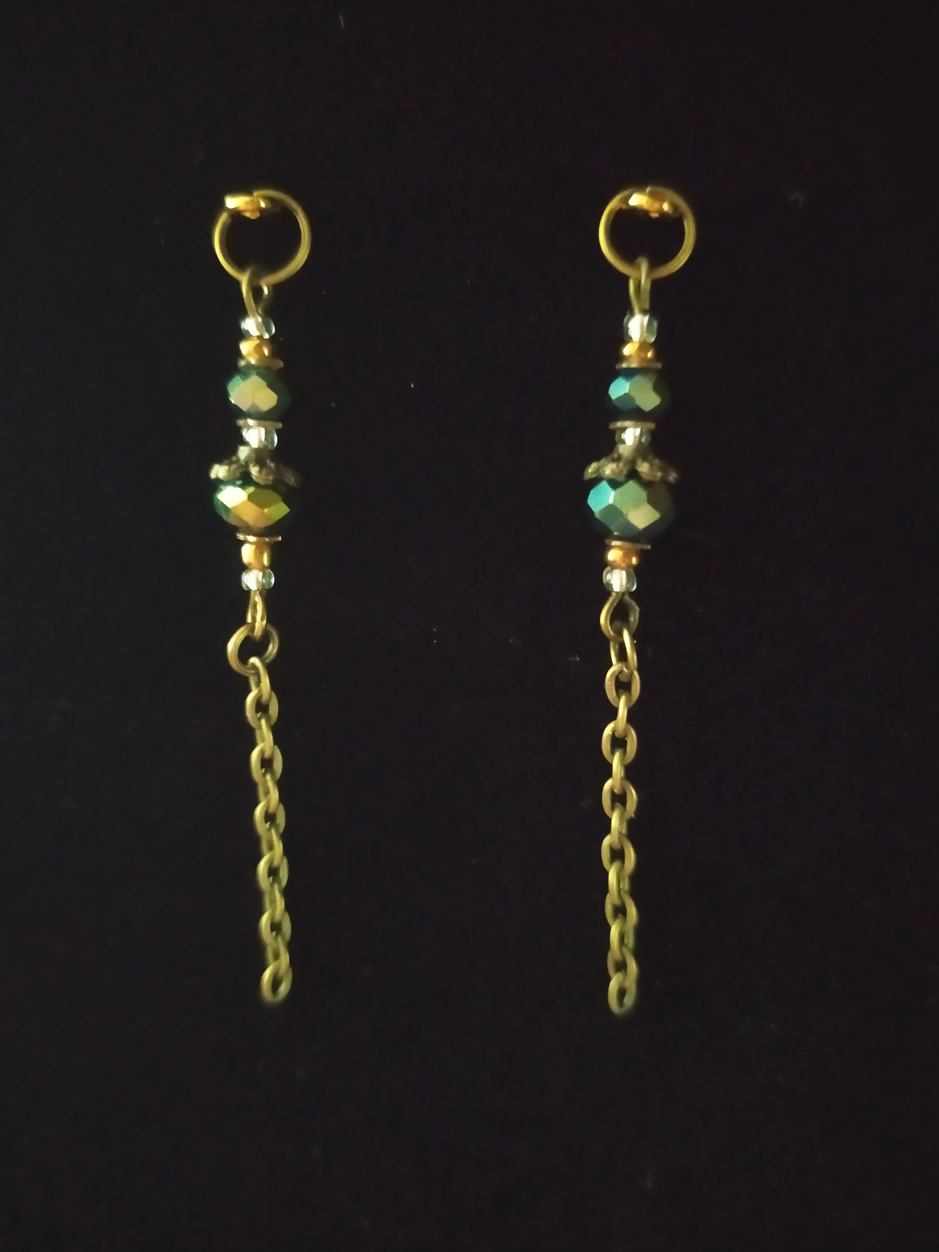 Набор подвесок-шармов "Королевский хамелеон" (в бронзе)