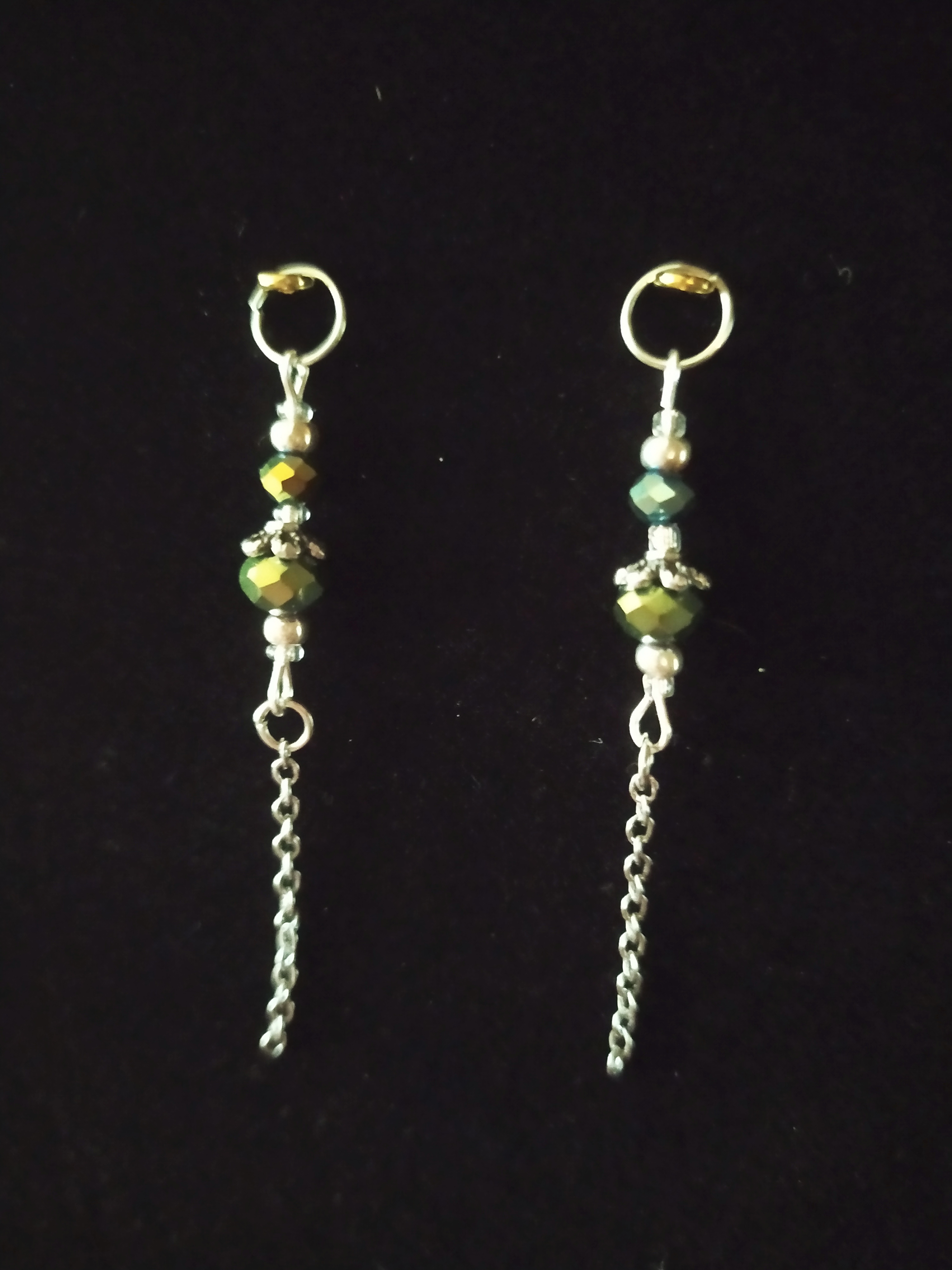 Набор подвесок-шармов "Королевский хамелеон" (в серебре)