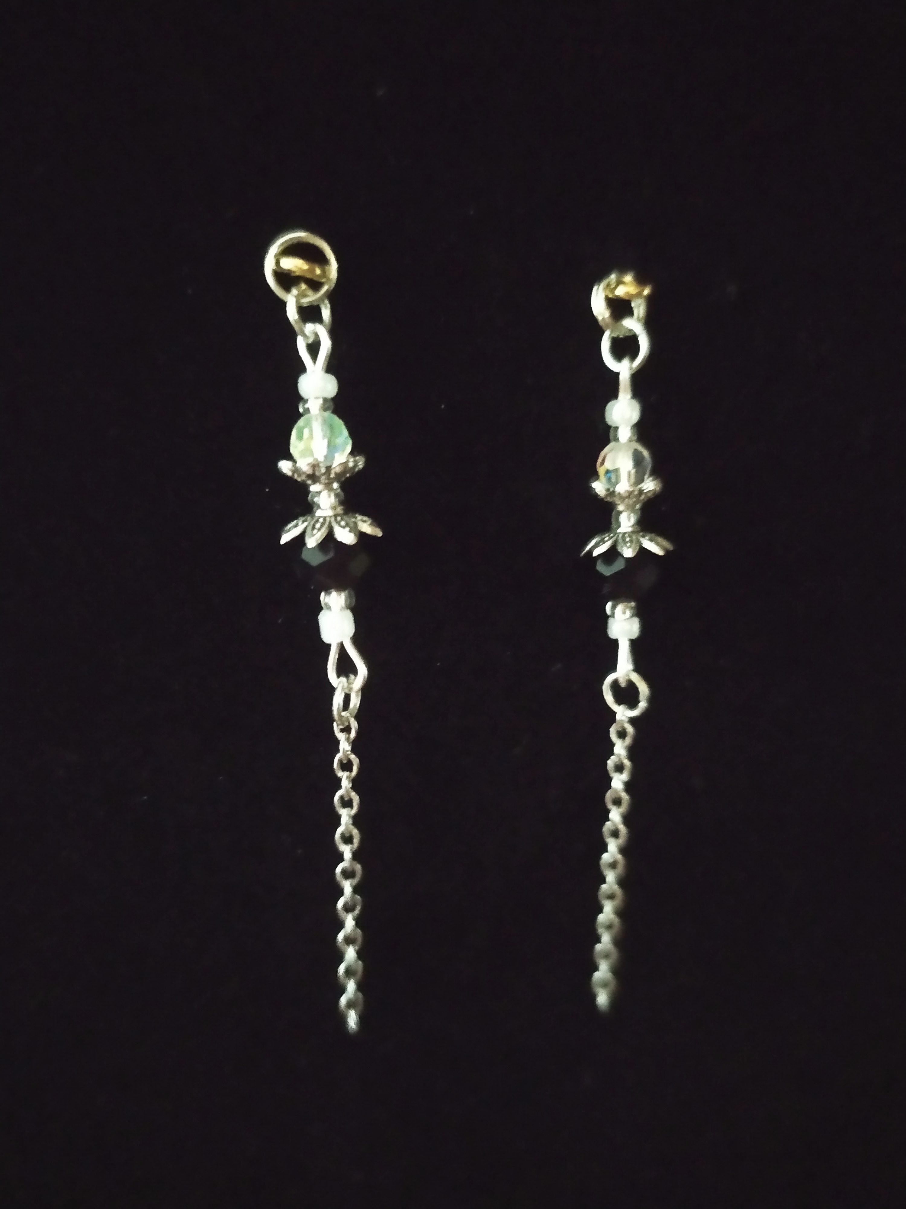 Набор подвесок-шармов "Царская манишка ИньЯнь" (в серебре)