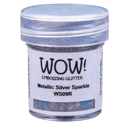Пудра для эмбоссинга WOW! Metallic Silver Sparkle