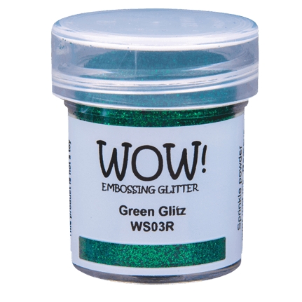 Пудра для эмбоссинга WOW! Green Glitz