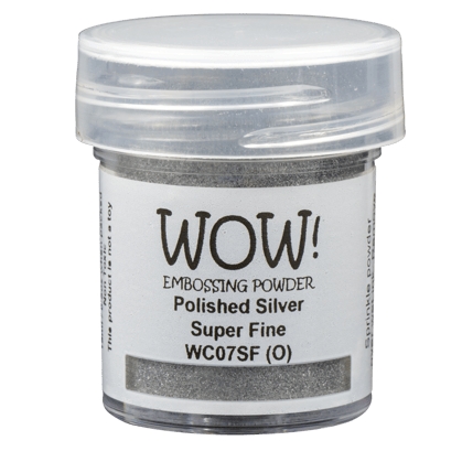 Пудра для эмбоссинга WOW! Polished Silver Super fine