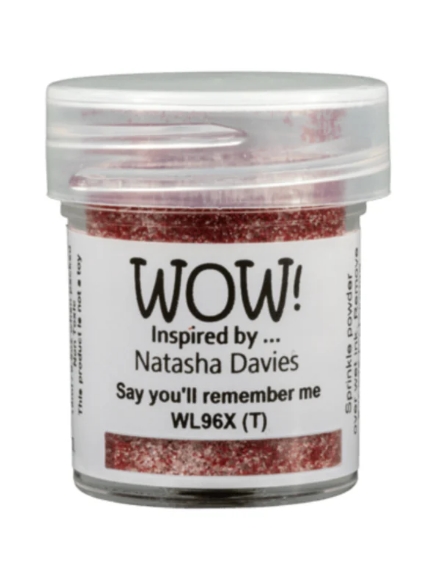 Пудра для эмбоссинга WOW! Say you'll remember me