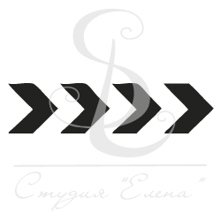 Штамп ПСК "Ряд стрелок"