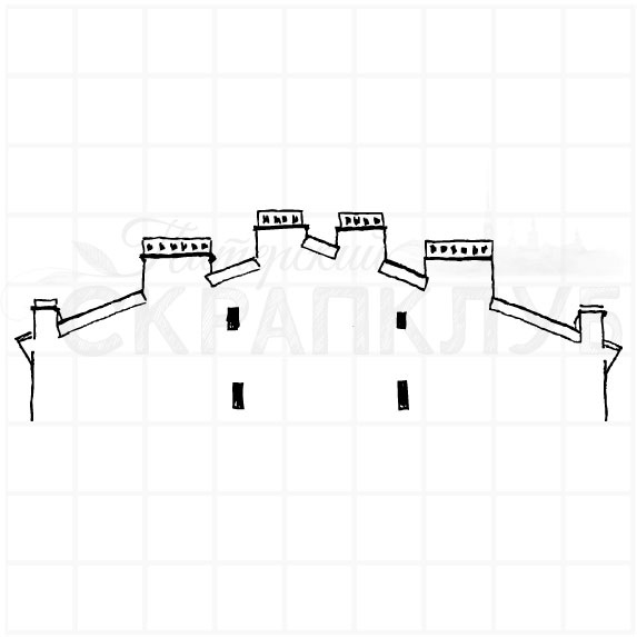 Штамп ПСК "Скатная крыша"