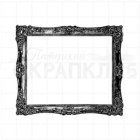 Штамп ПСК "Резная рамка"