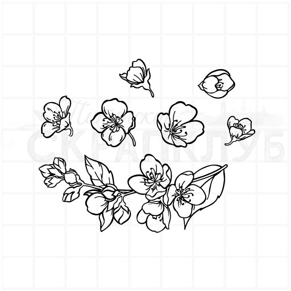 Штамп ПСК "Жасмин"