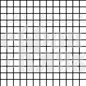 Штамп ПСК "Дюйм. Мелкая клетка"