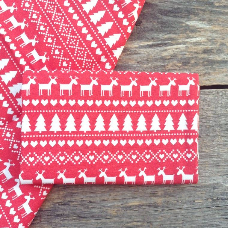 Отрез ткани 100 % хлопок-премиум 80 х 32 см Лось без пальто