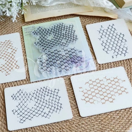 Набор фоновых штампов Agiart "Сети"