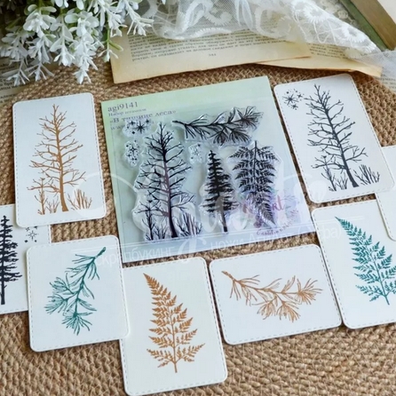 Набор штампов Agiart "В тишине леса"