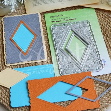 Ножи для вырубки Agiart Рамка "Палермо"