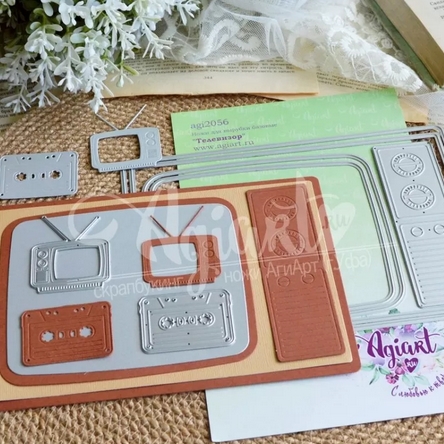 Ножи для вырубки Agiart базовые "Телевизор"