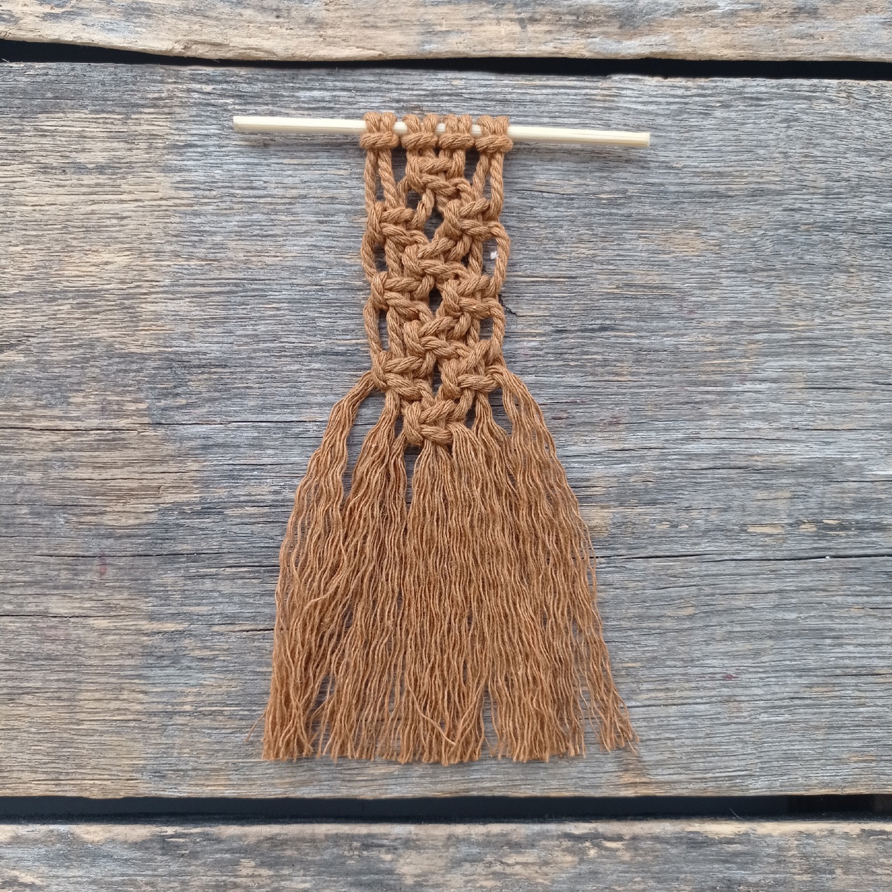 Макраме ручной работы Хлопок 100% Цвет Карамельный