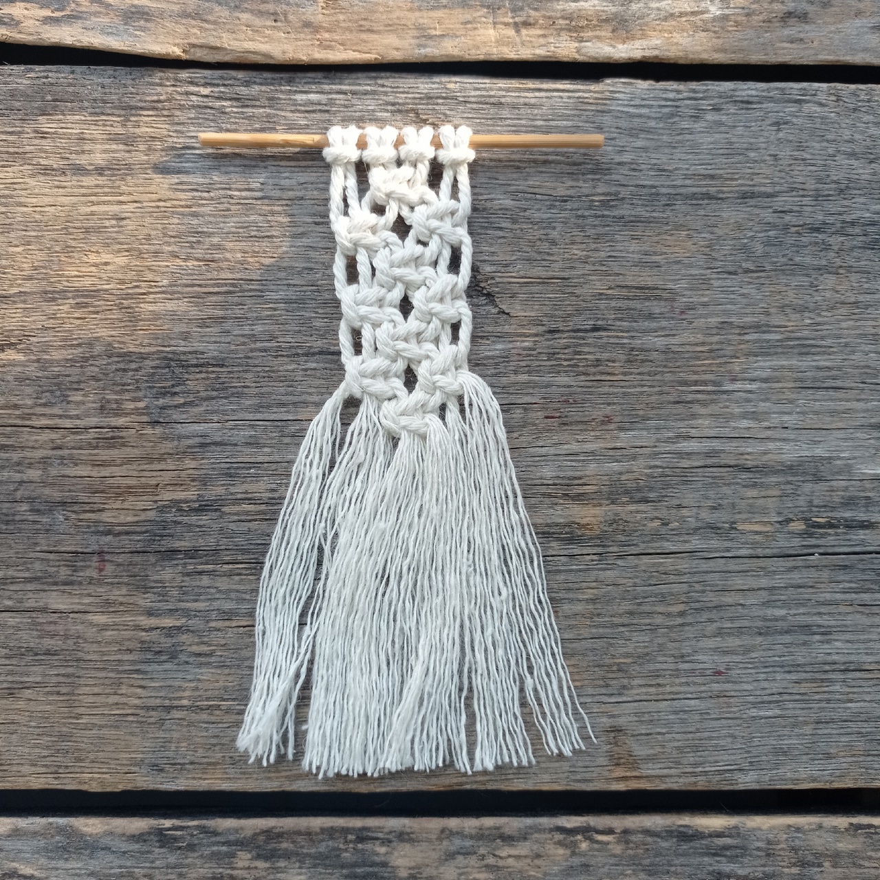 Макраме ручной работы Хлопок 100% Цвет Натуральный