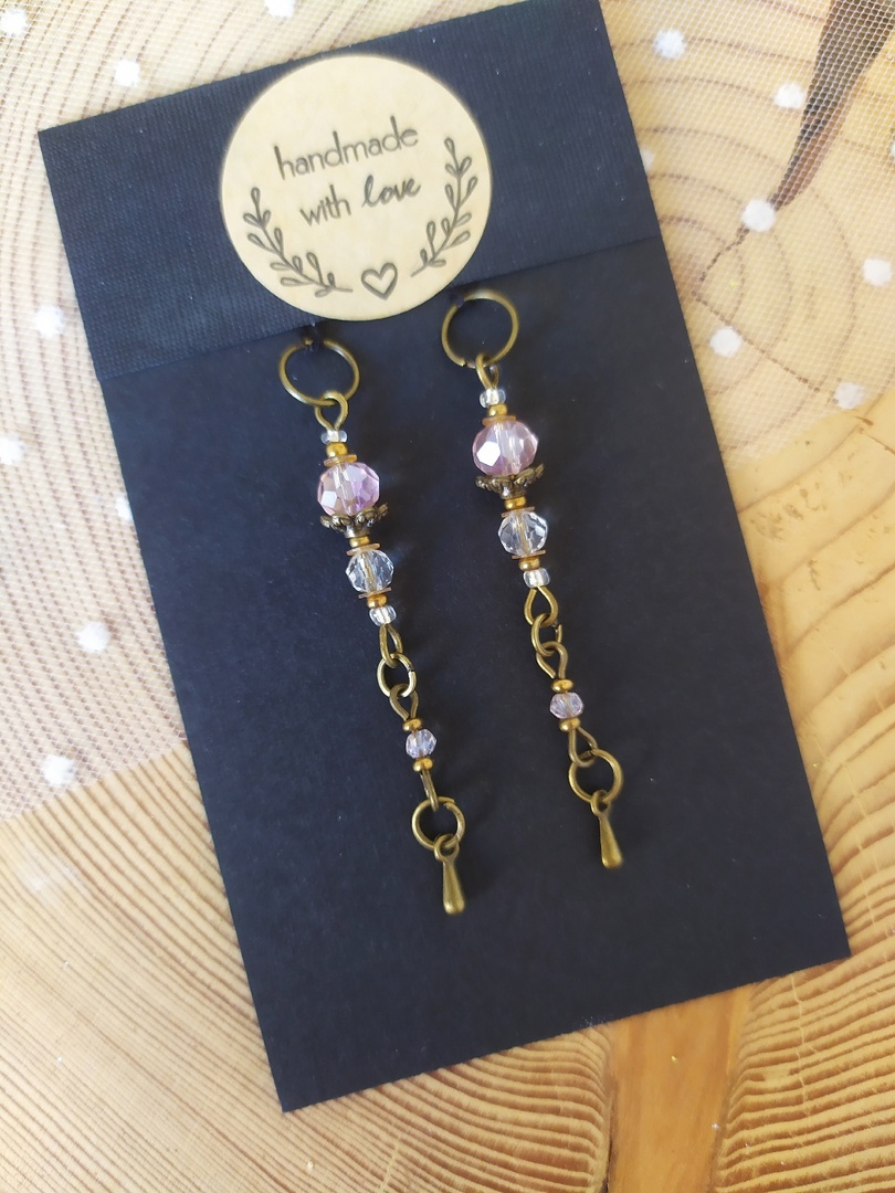 Набор подвесок-шармов "Слеза принцессы" (в бронзе)