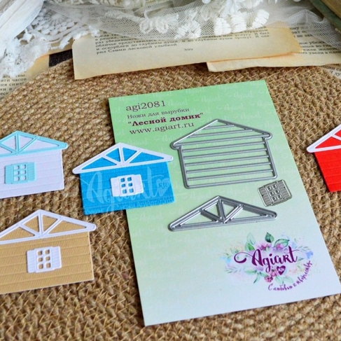 Ножи для вырубки Agiart "Лесной домик"