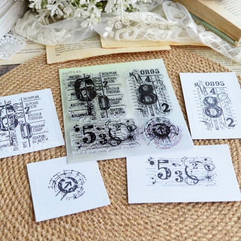 Набор штампов Agiart "Нумерология"