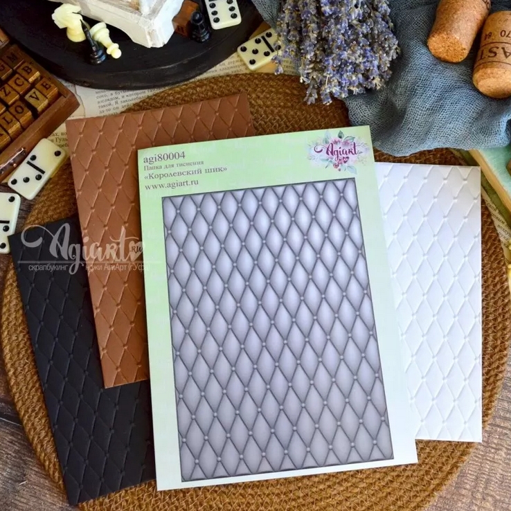 Папка для тиснения Agiart 3D "Королевский шик"