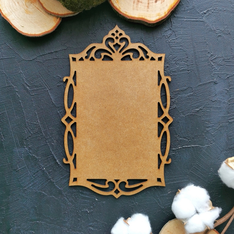 Заготовка из МДФ Деревяшки и бумажки "Ажурная основа №2"