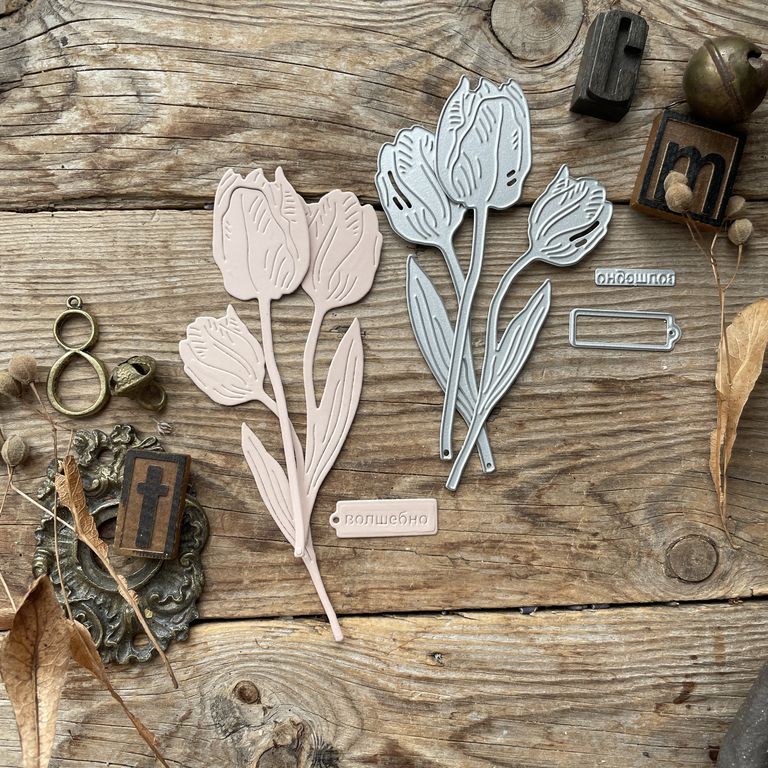 Ножи для вырубки mimi cut "Я молодой тюльпан"