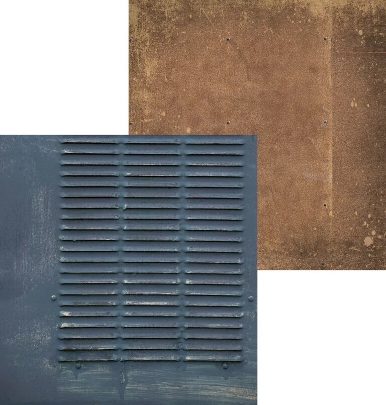 Бумага Scrapodelie "Мой герой” Вентиляция и ржавчина (SCR129-6)