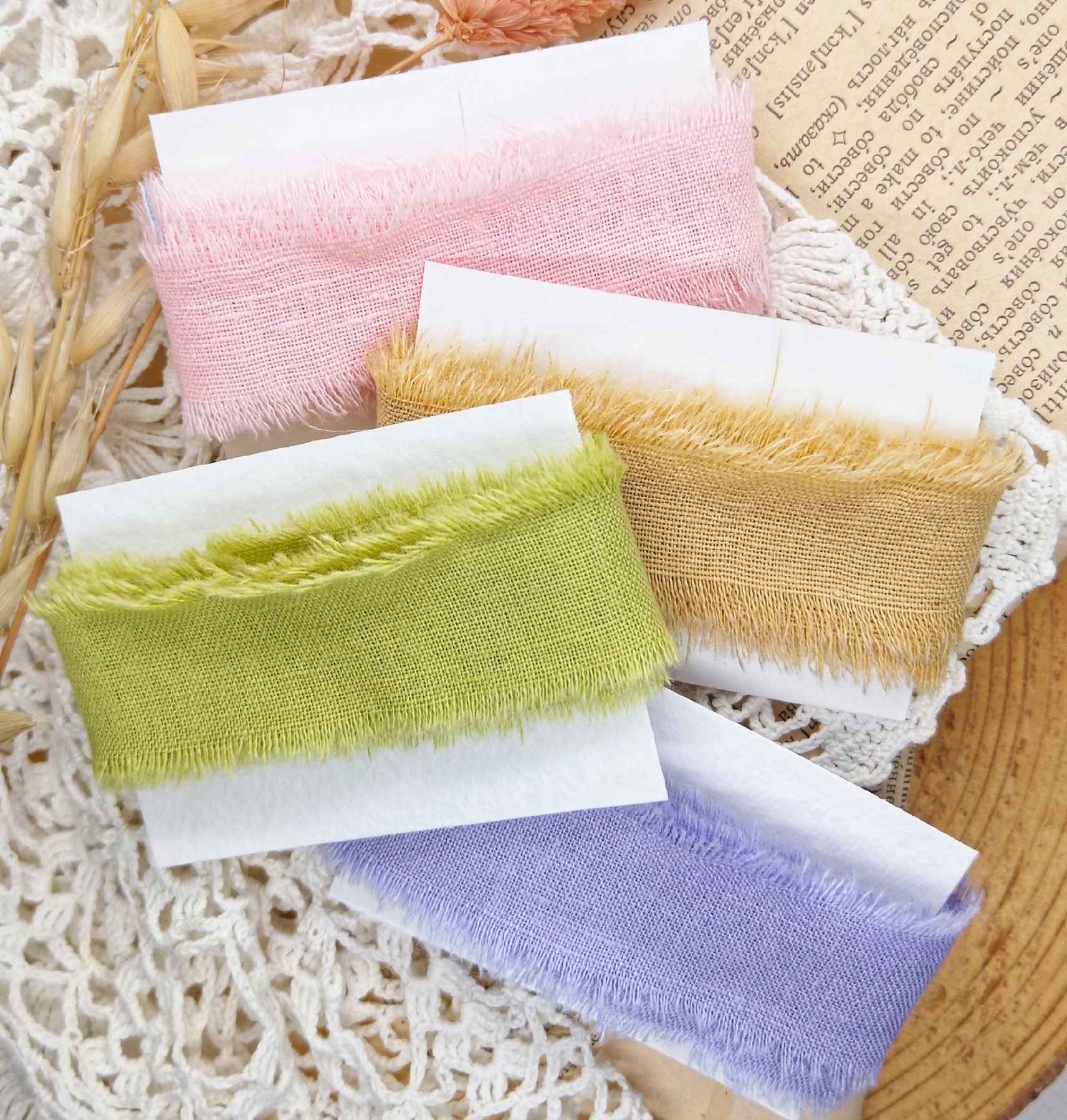 Набор льняных лент "Времена года. Весна."