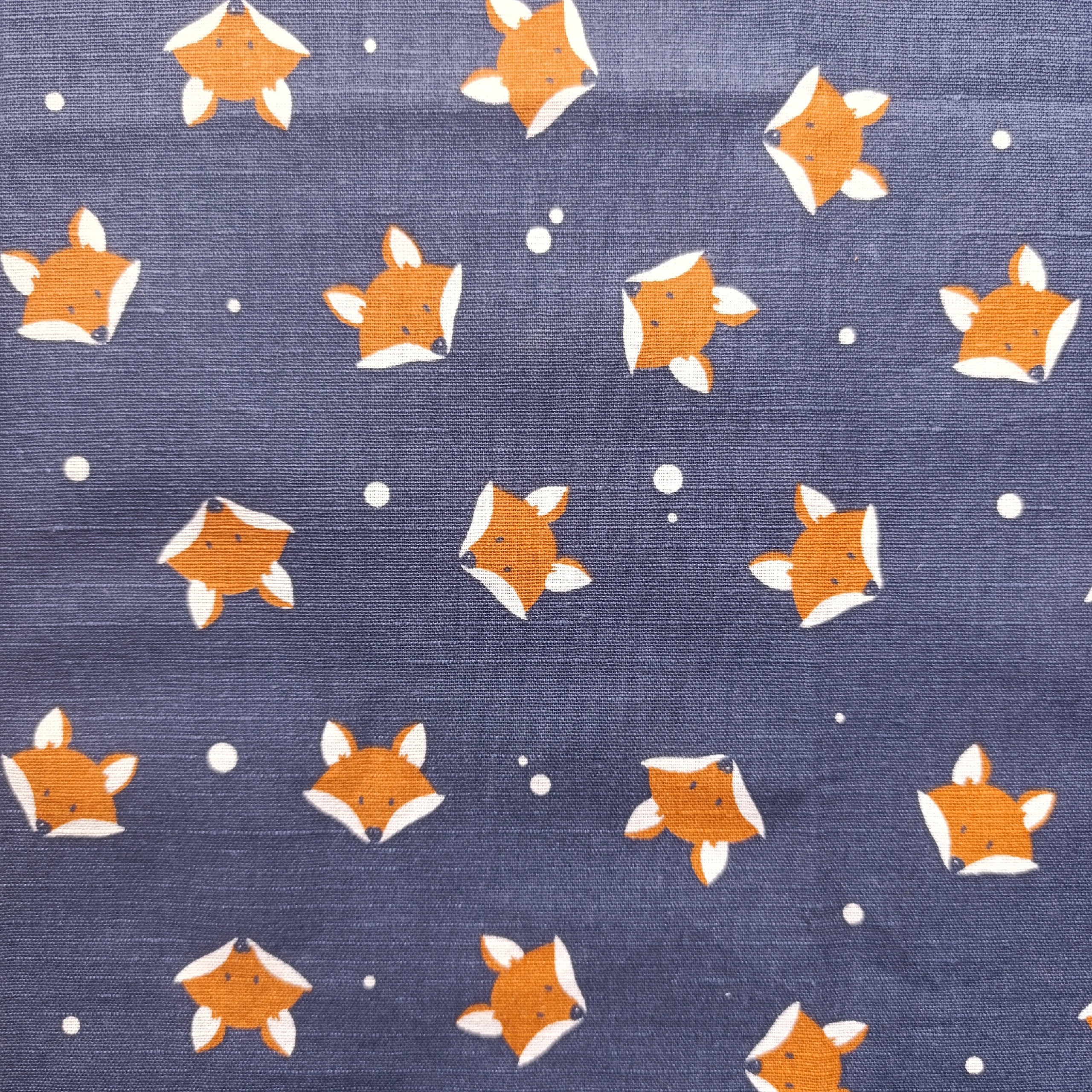 Отрез ткани Полулён 78 х 57 см Лисята