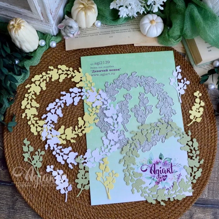 Ножи для вырубки Agiart "Девичий венок"