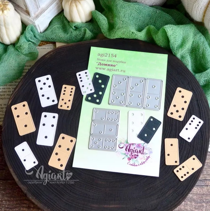 Ножи для вырубки Agiart "Домино"