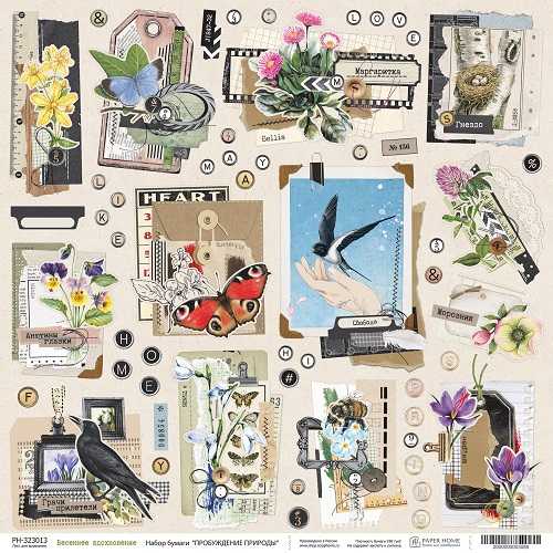 Бумага Paper Home "Пробуждение природы" Весеннее вдохновение (PH26-13)