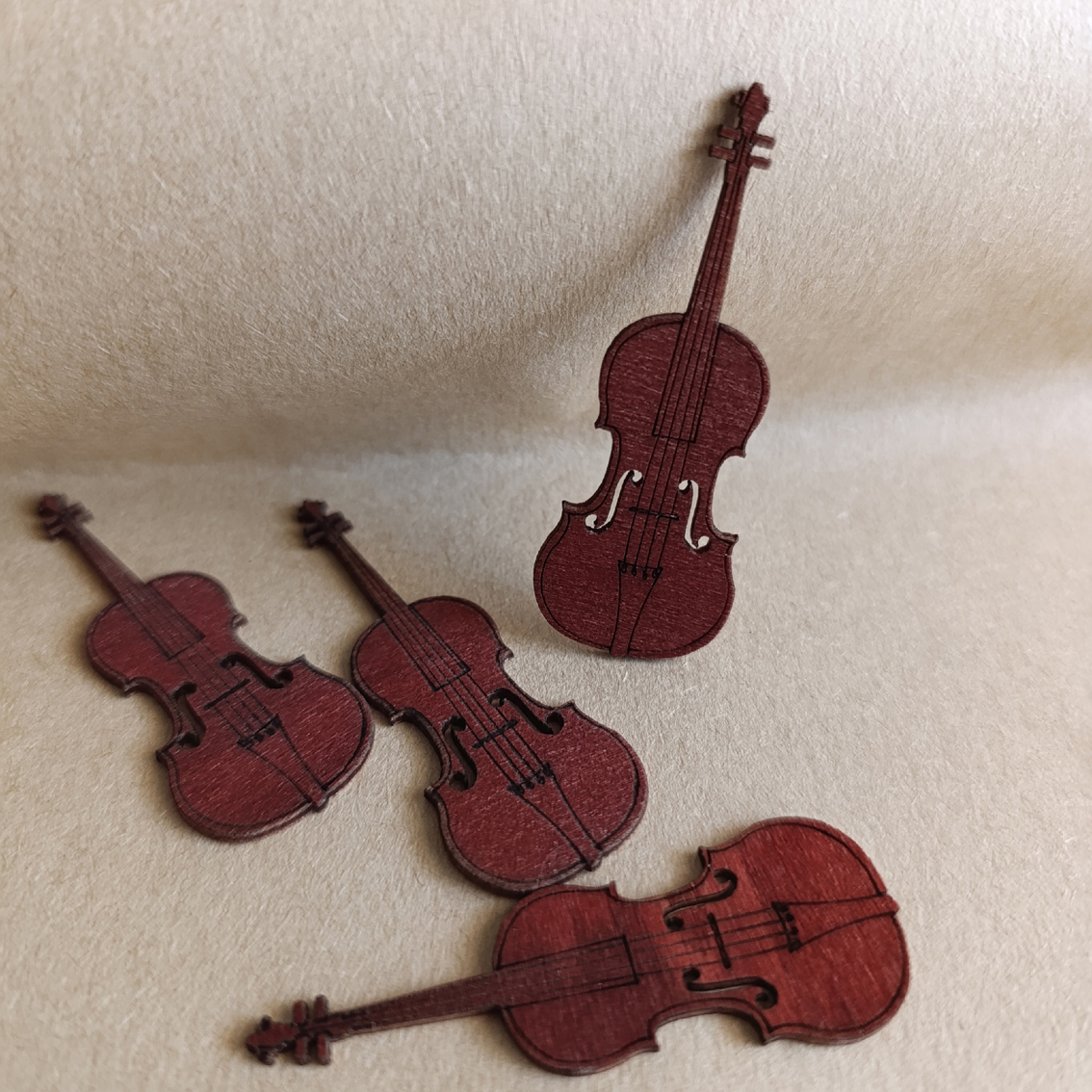 Деревянный декор "Скрипочка" (673)