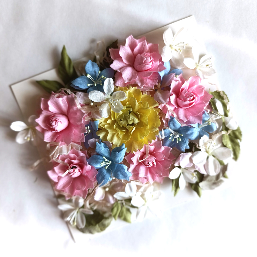 Цветы из ткани от Юли Черновой "Набор №5"