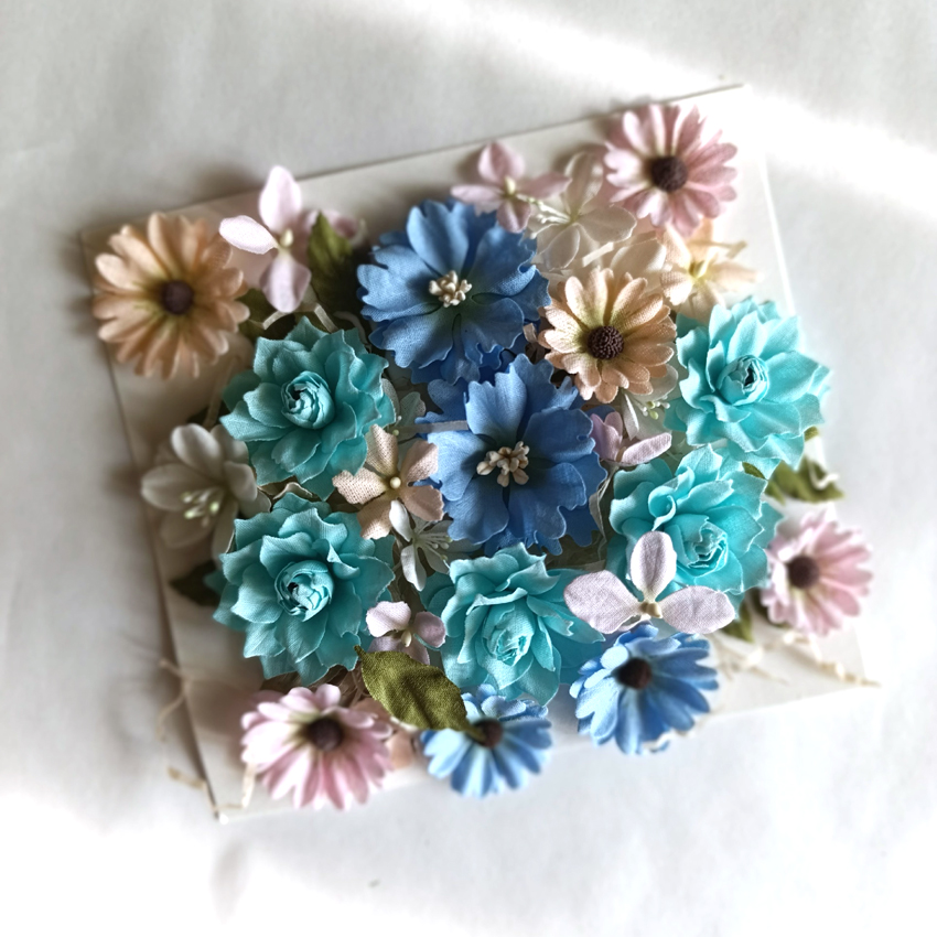 Цветы из ткани от Юли Черновой "Набор №6"