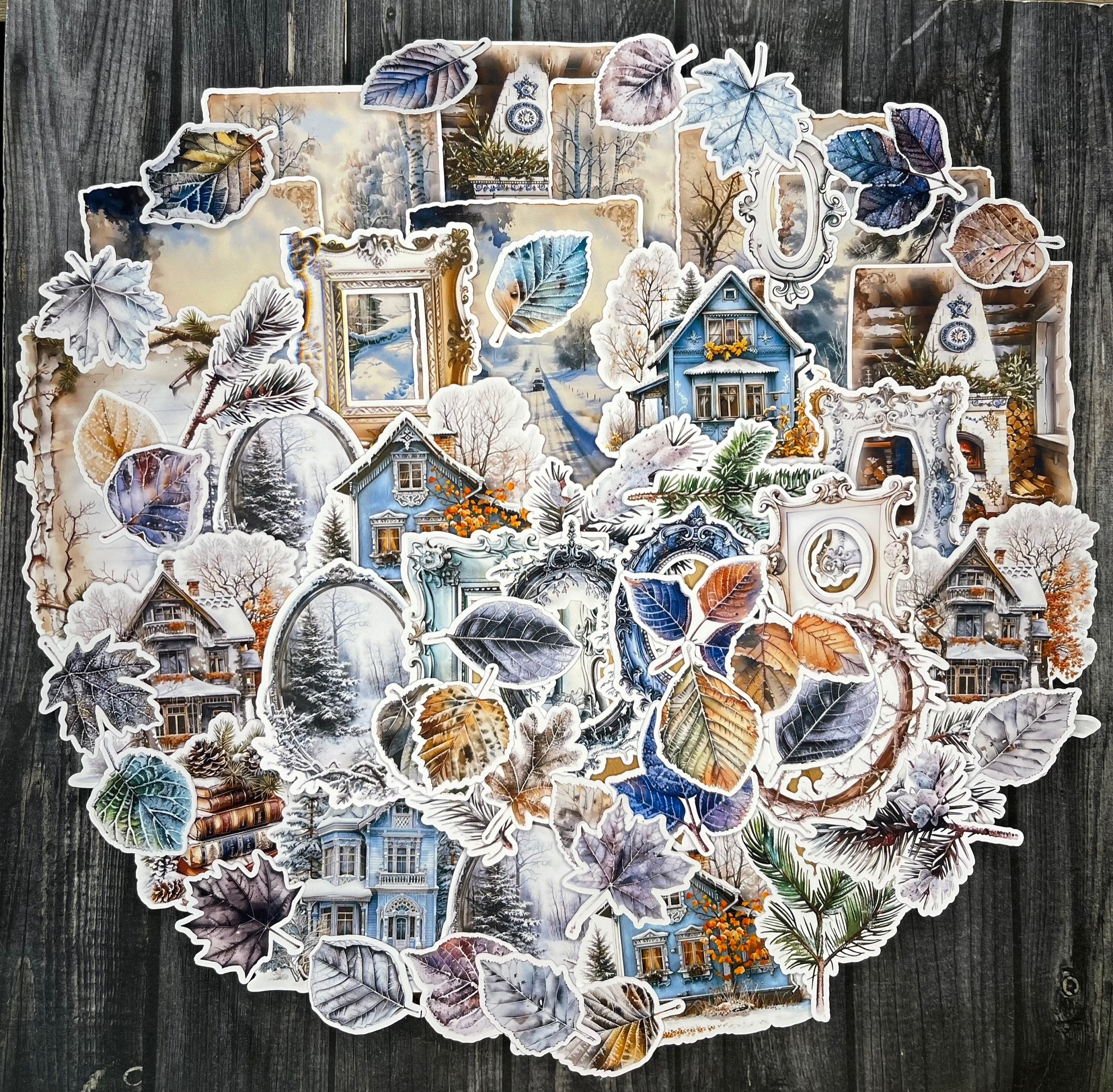 Набор высечек "Хрустальная зима"