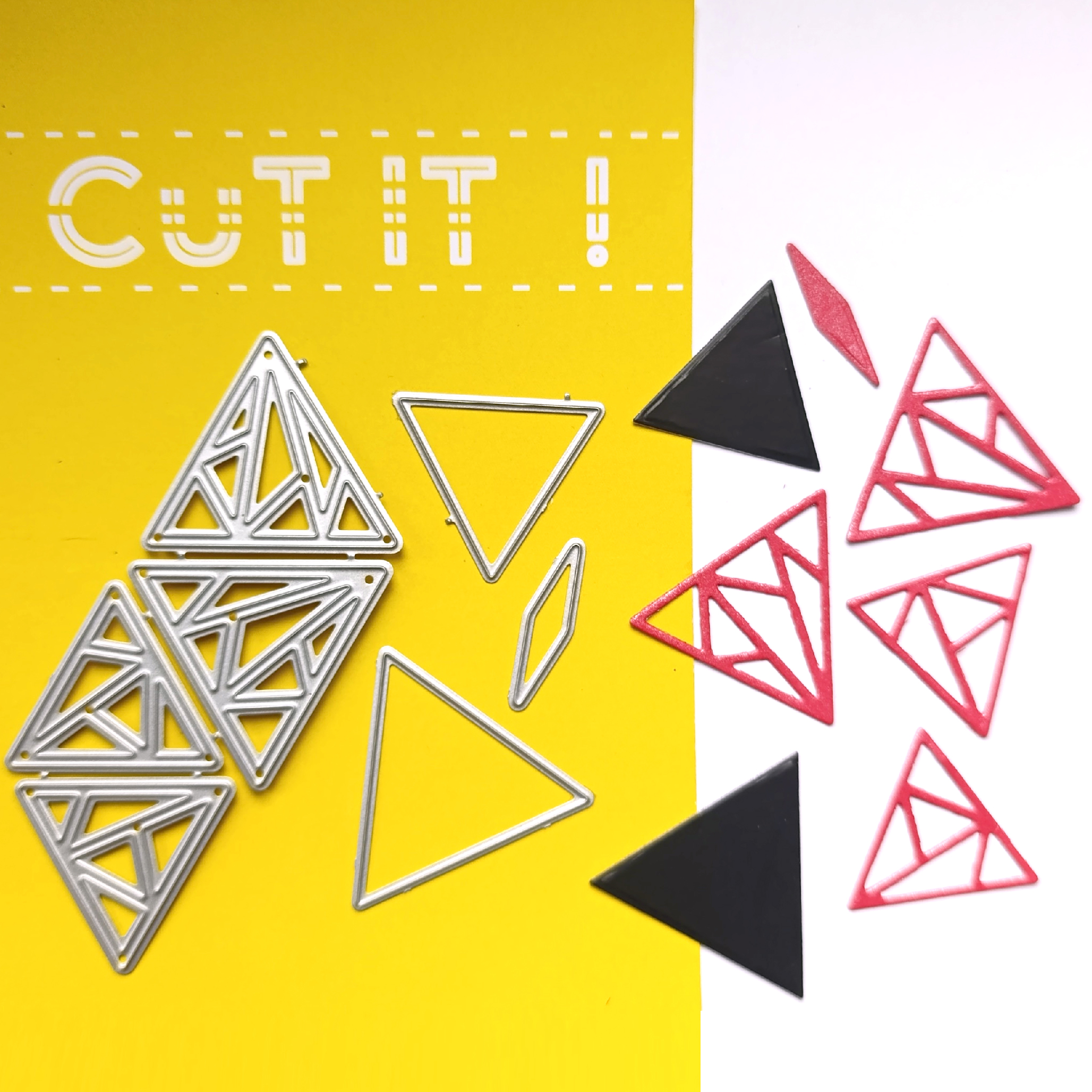 Ножи для вырубки Cut it! "Не бермудские, но треугольники"