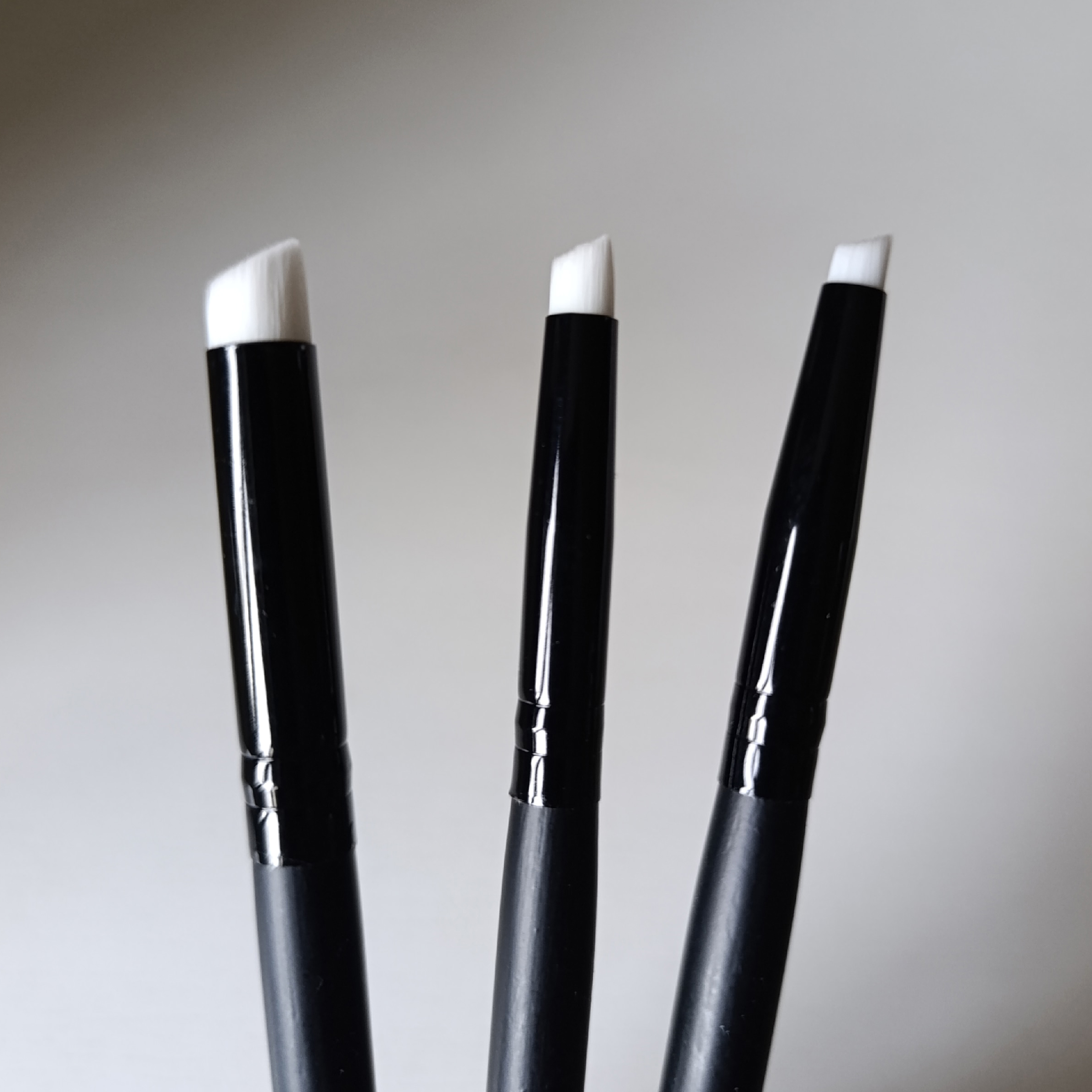 Набор кистей 3ш для тонирования, тонировки и растушевки СКОШЕННЫЕ