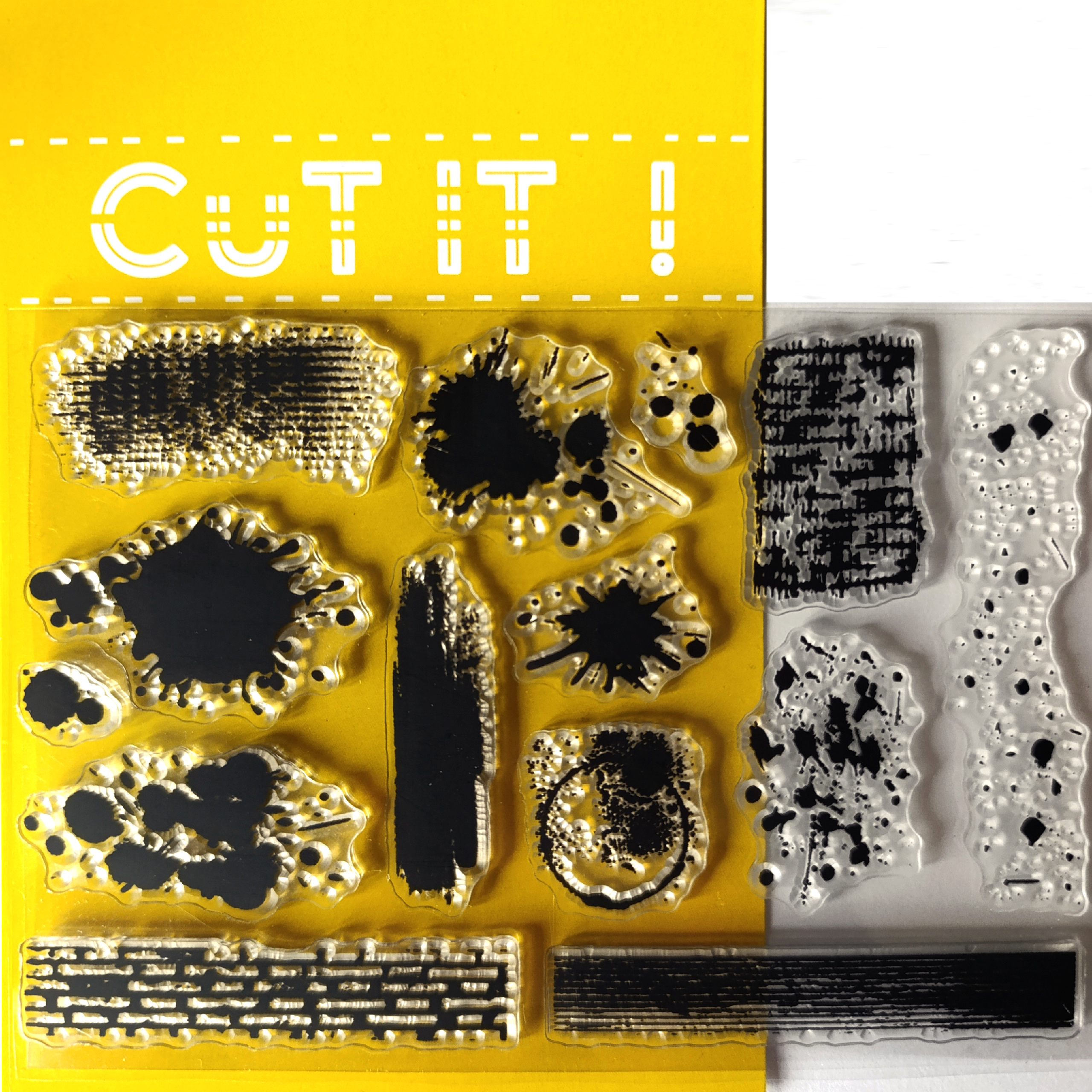 Набор штампов Cut it! "Незапятнана только репутация"