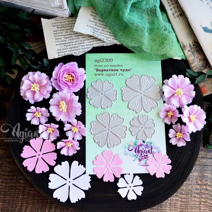ПРЕДЗАКАЗ до 19.04 Ножи для вырубки Agiart "Бархатное чудо"