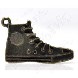 Подвеска металлическая "Кед". Цвет античный бронзовый.