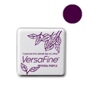 Подушечка чернильная на масляной основе Versafine. Цвет императорский пурпурный.
