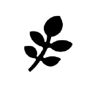 Дырокол фигурный 2,5 см "Веточка"