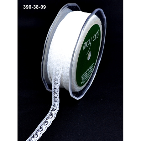 Кружево May Arts 1 см. Цвет белый