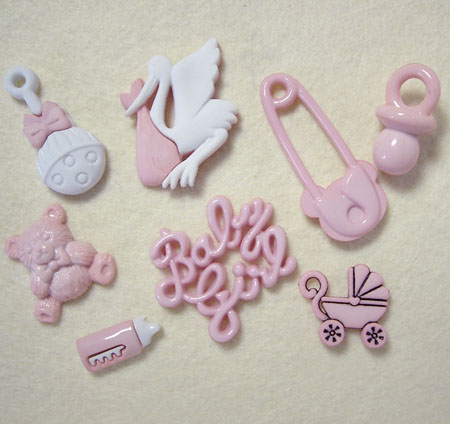 Набор пуговиц "Дочка"