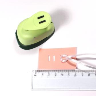 Дырокол фигурный 1,5 см "Двойная прорезь"