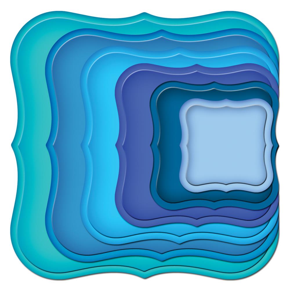 Набор ножей для вырубки Spellbinders Nestabilities"Labels 1"1